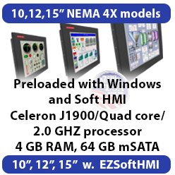 Panel PC with EZSoftHMI Preloaded