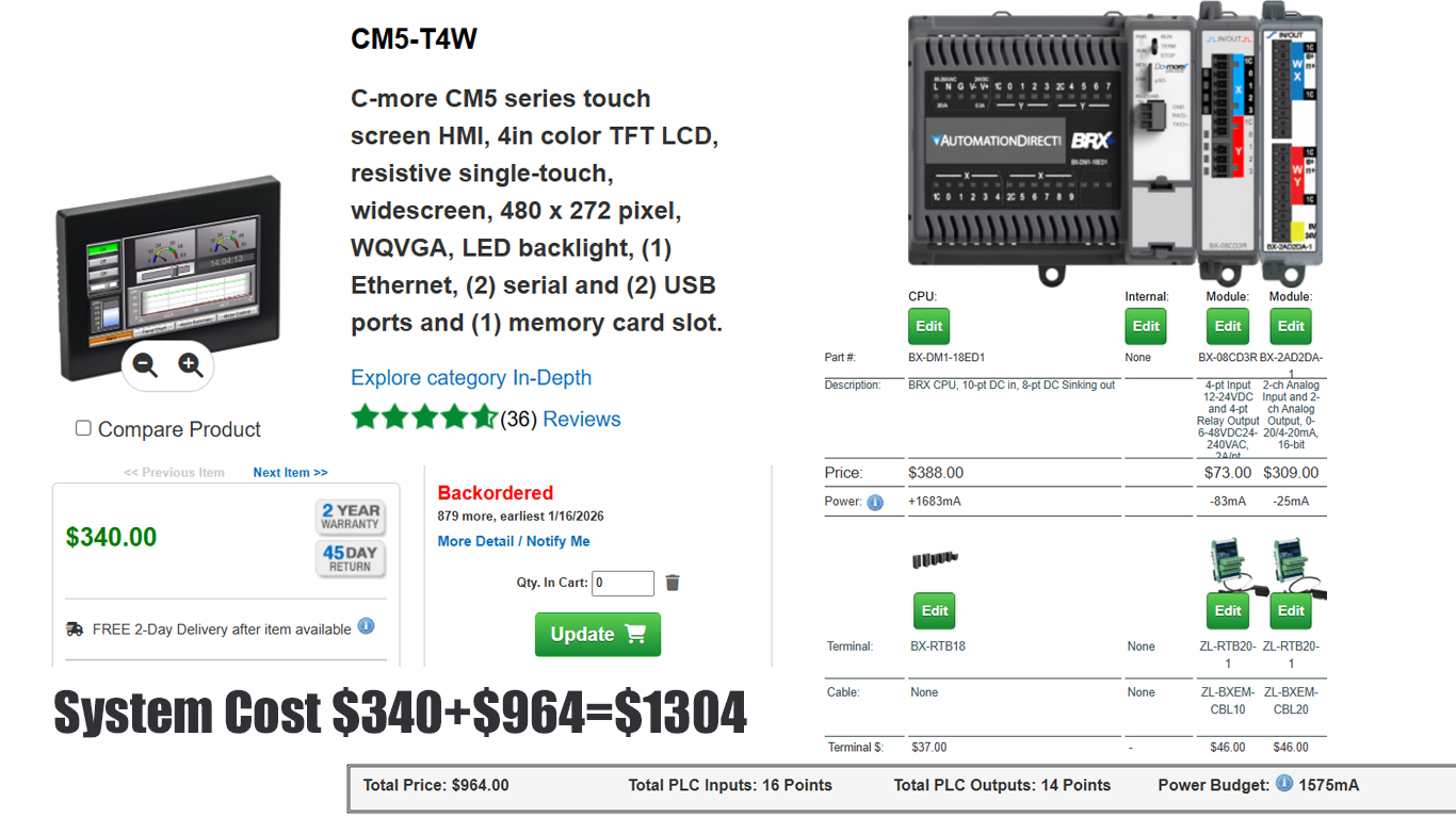 EZ mini TouchPLC where plc is free