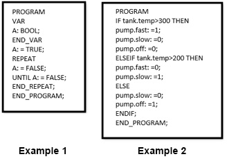 plc Structured text example